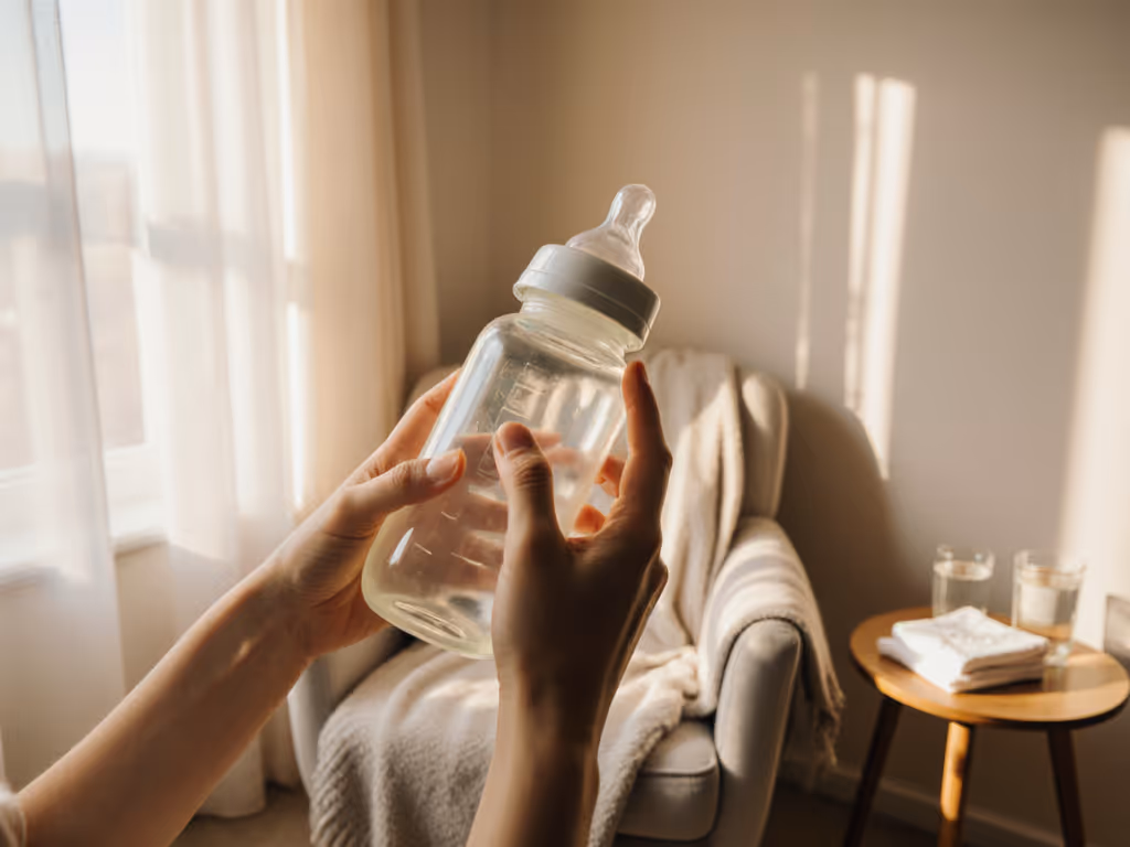 Step by Step Bottle Feeding Technique for Calm Babies