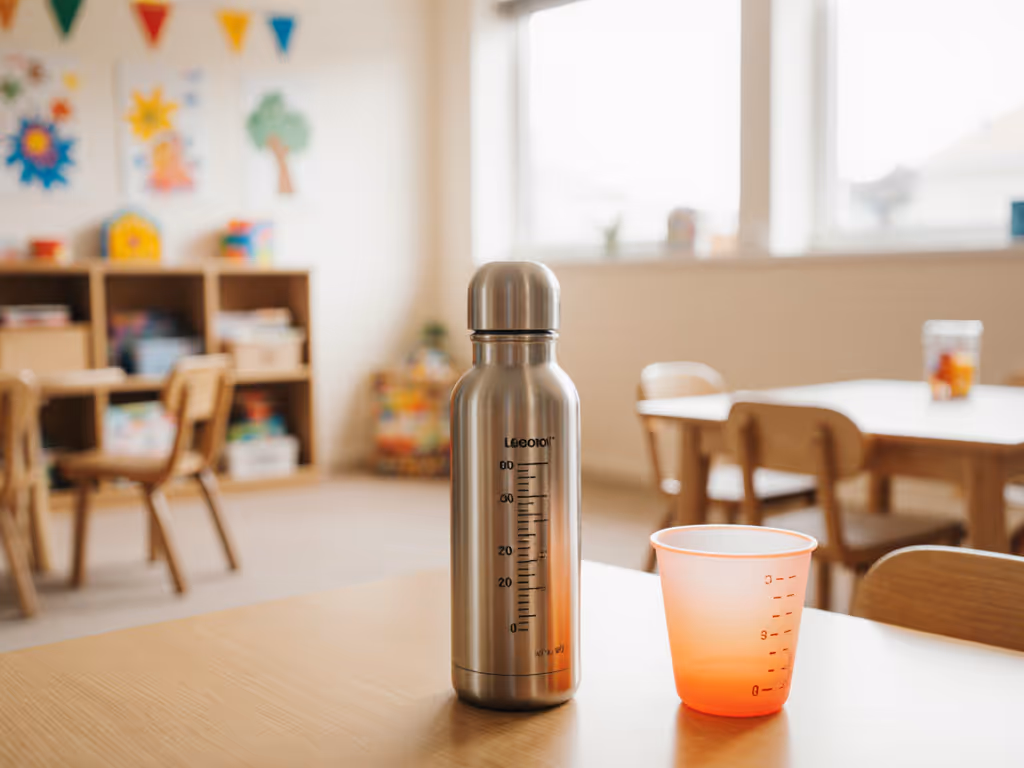 Safe Stainless Steel Bottle Transition for Daycare