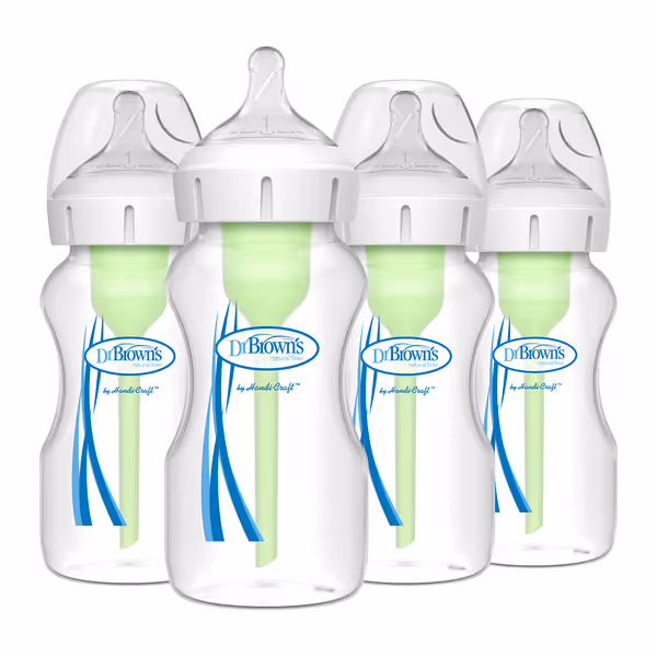 Dr. Brown's Anti-Colic Options+ Wide-Neck Bottles