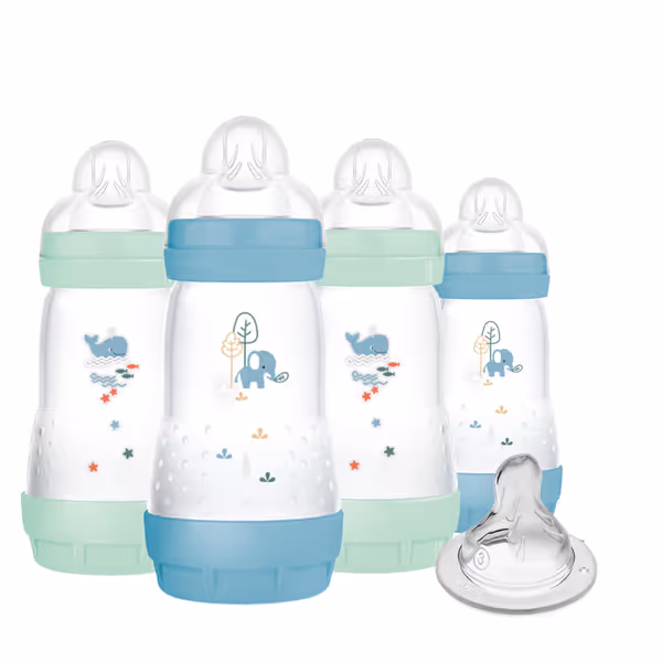 MAM 9oz Easy Start Anti-Colic Baby Bottles