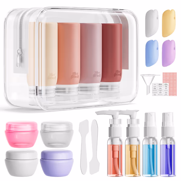 Muslish 21 Pack Travel Bottles